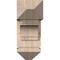 Ekena Millwork Merced Arts and Crafts Smooth Bracket w/ Offset Brace, Douglas Fir, 7 1/2"W x 18"D x 18"H BKT0806X18X18MRC03SDF - alternate 4